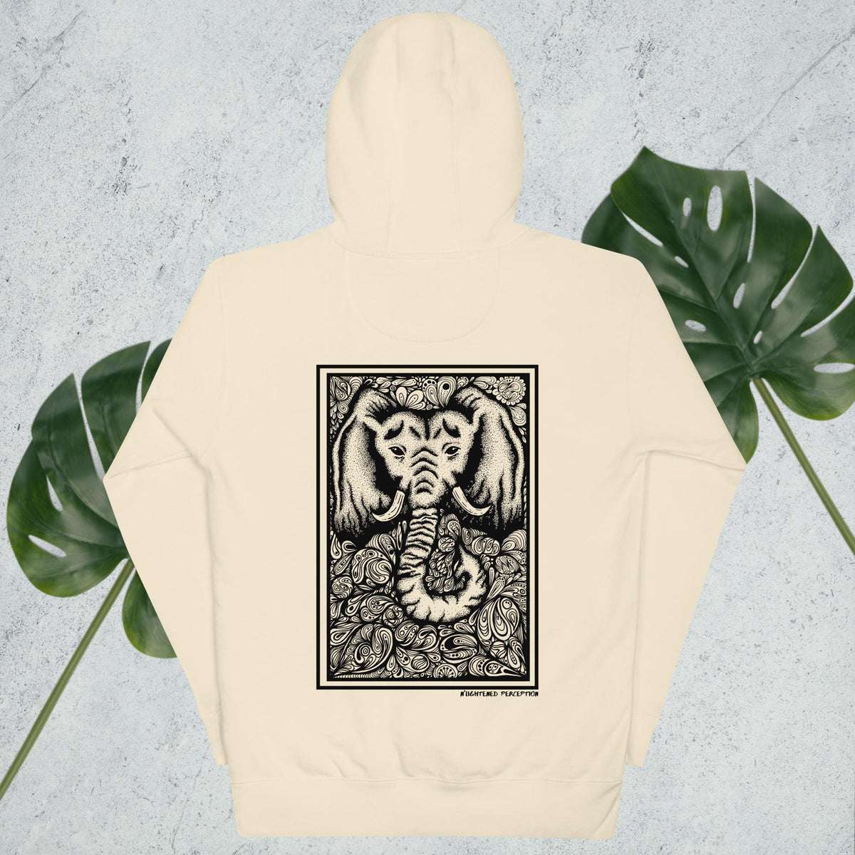 Abstract Elephant Hoodie – N.Lightened.perception
